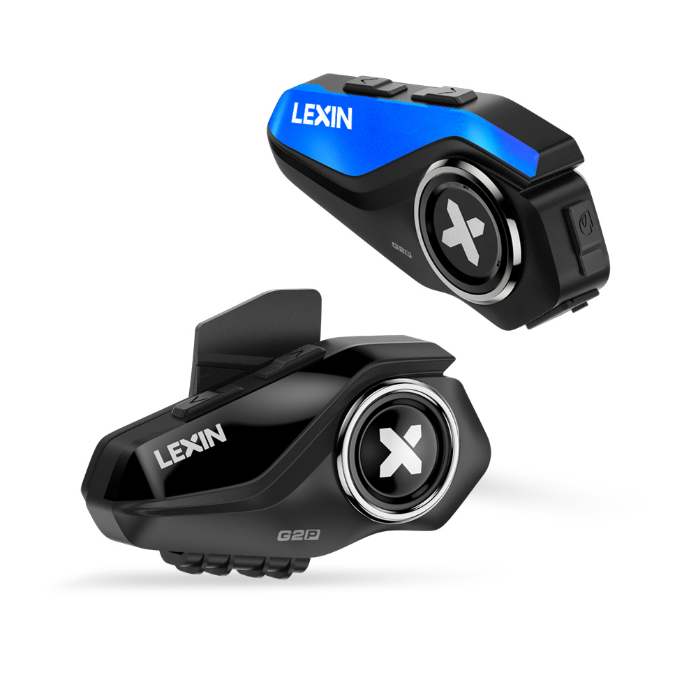 Full Face Motorcycle Helmet With Bluetooth - Lexin G2 2 Chiếc Xe Máy