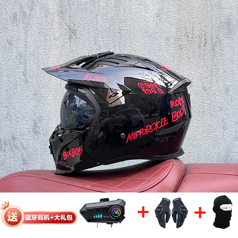 Orz Bluetooth Helmet Off Road  - đánh giá và giá Full Face Motorcycle Helmet With Bluetooth