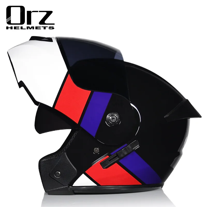 Orz901 Double Lens Full Face R - đánh giá và giá Dual Visor Motorcycle Racing Helmet
