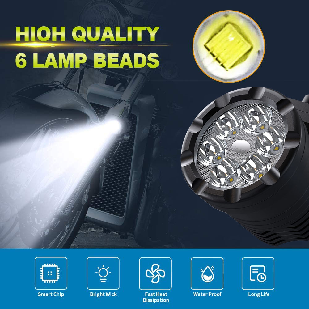 NLpearl 60W Motorcycle LED Hea - đánh giá và giá Universal Motorcycle Led Headlight Projector